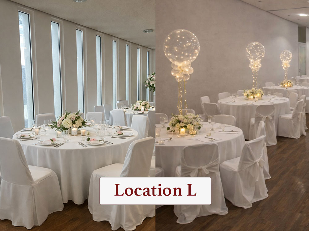 Eventlocation Solingen Dekoration