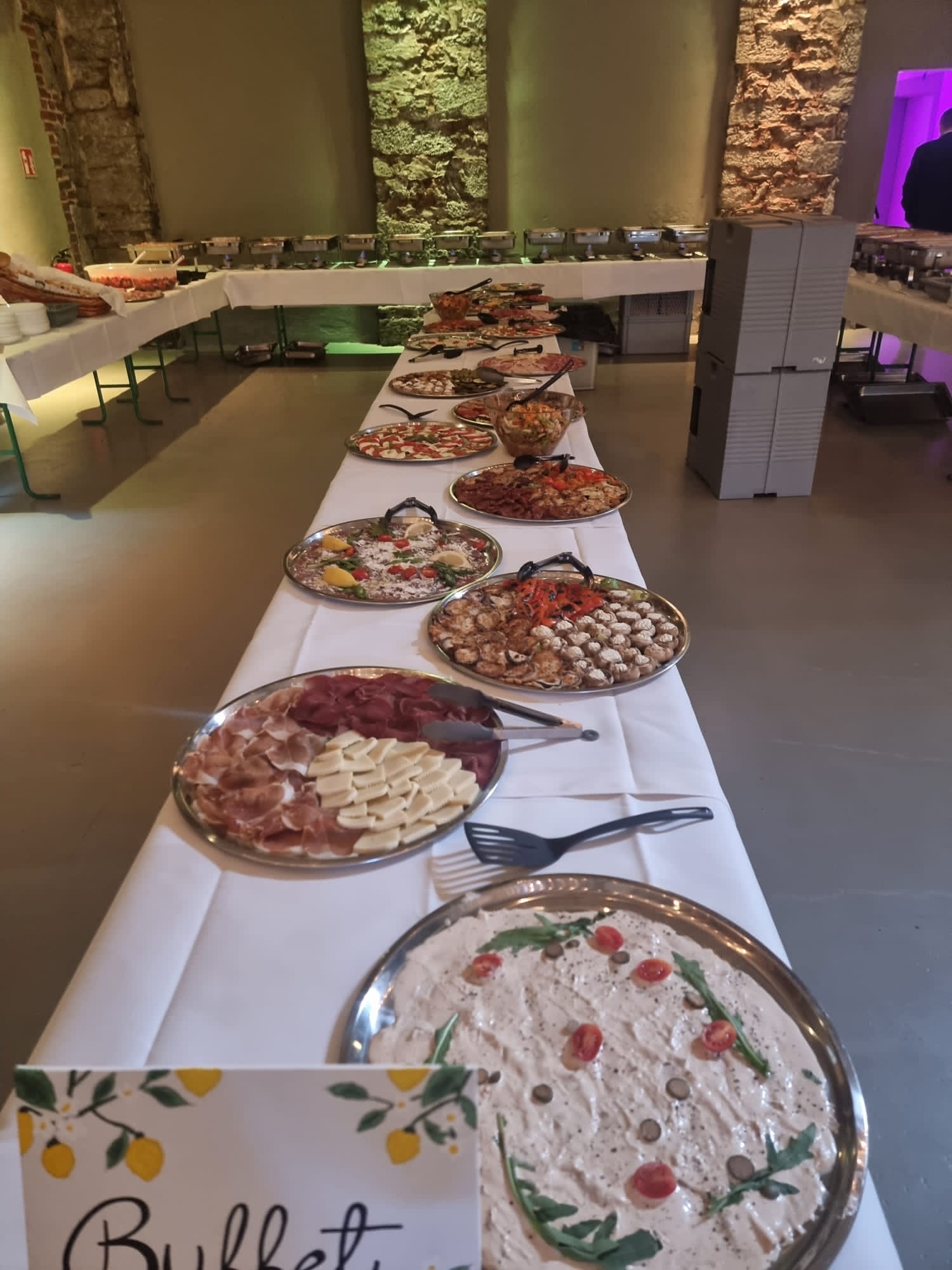 Buffet bei einer Veranstaltung